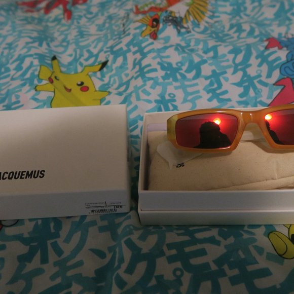 Jacquemus Les Lunettes Altu Orange Contrast Sunglasses Ssense Unisex JQUF-MA37 main image 8